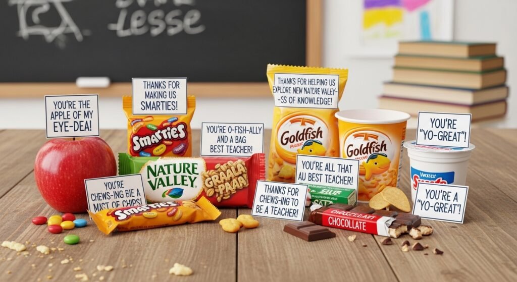 snack puns for teacher