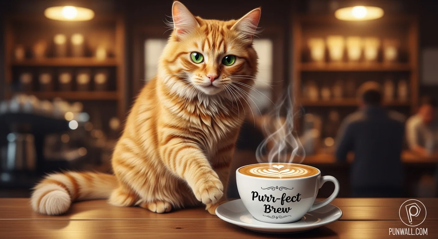 cat-coffee-puns