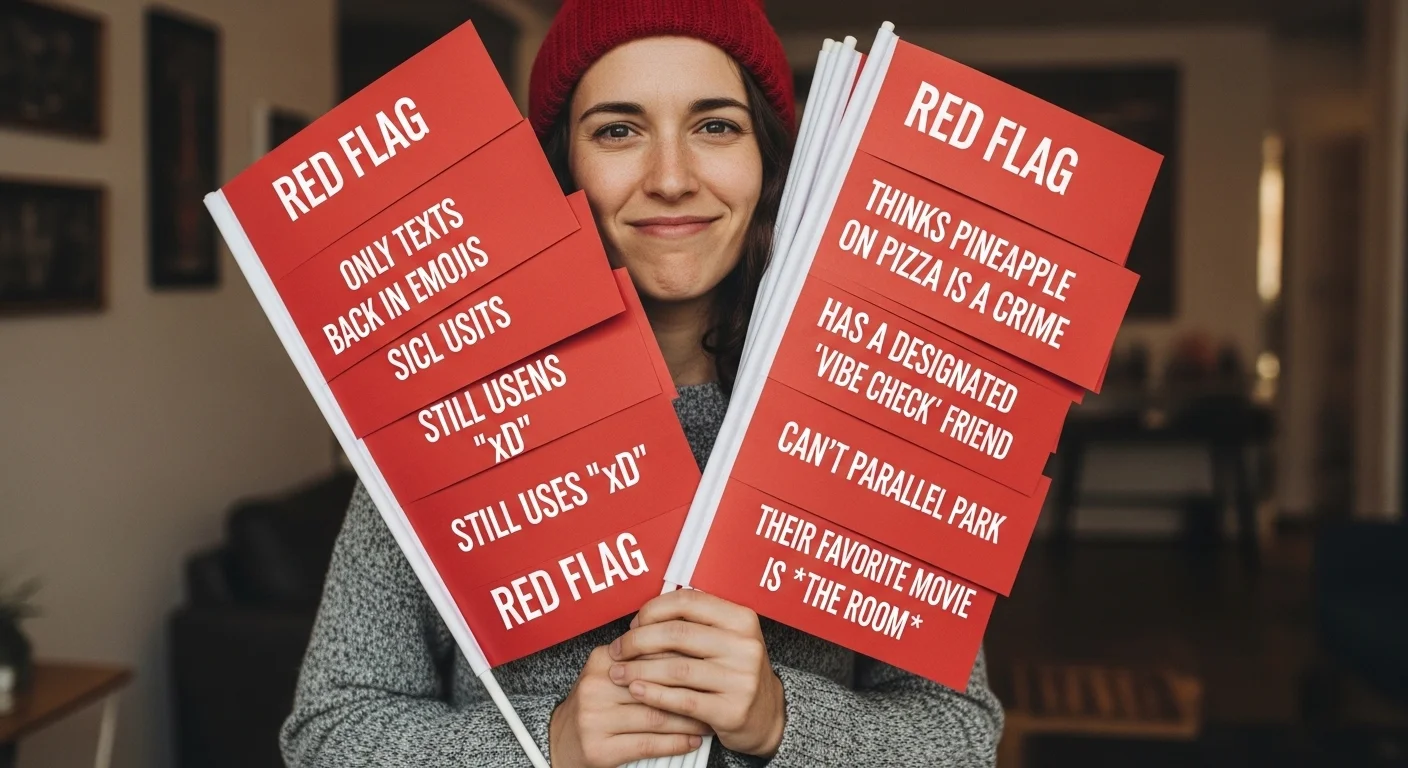 red flags jokes funny