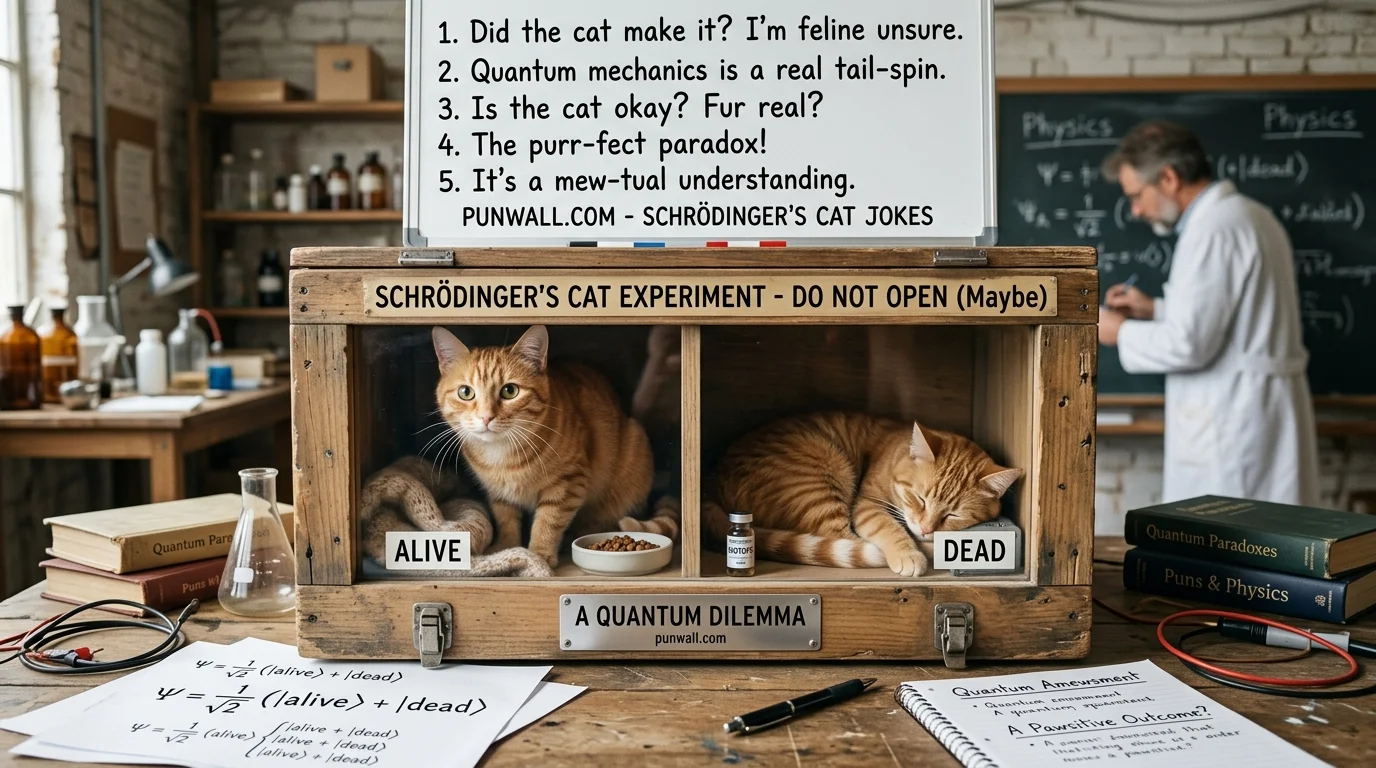 Best Schrödinger’s cat jokes