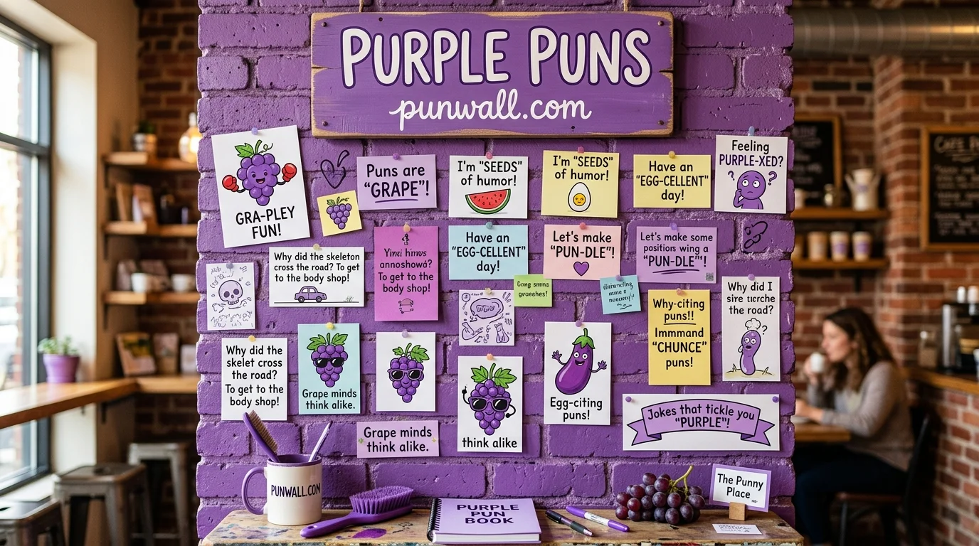 Best purple puns
