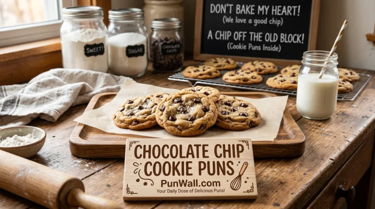 Chocolate chip cookie puns