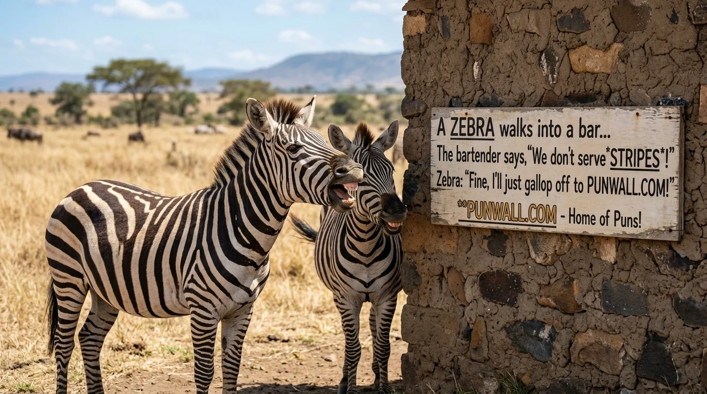 Zebra puns funny