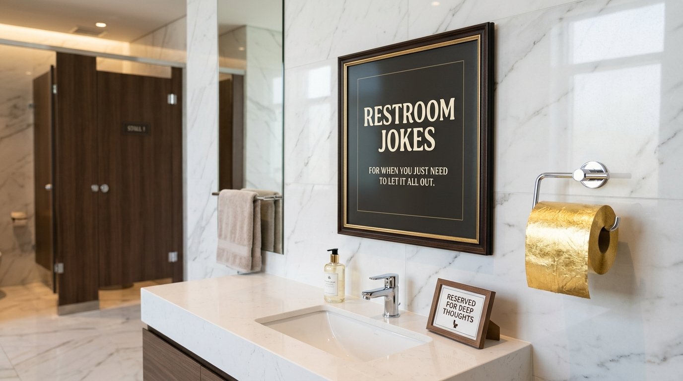 restroom puns funny