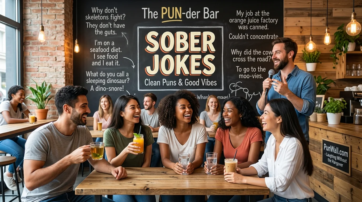 sober jokes funny