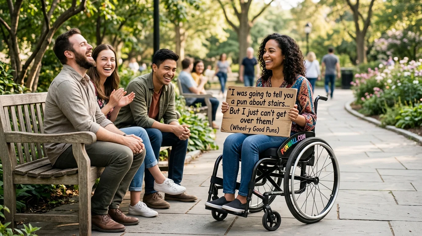 wheelchair puns funny